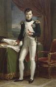 Francois Pascal Simon Gerard Portrait de Napoleon Ier en uniforme de colonel des grenadiers a pied de la Garde Spain oil painting artist